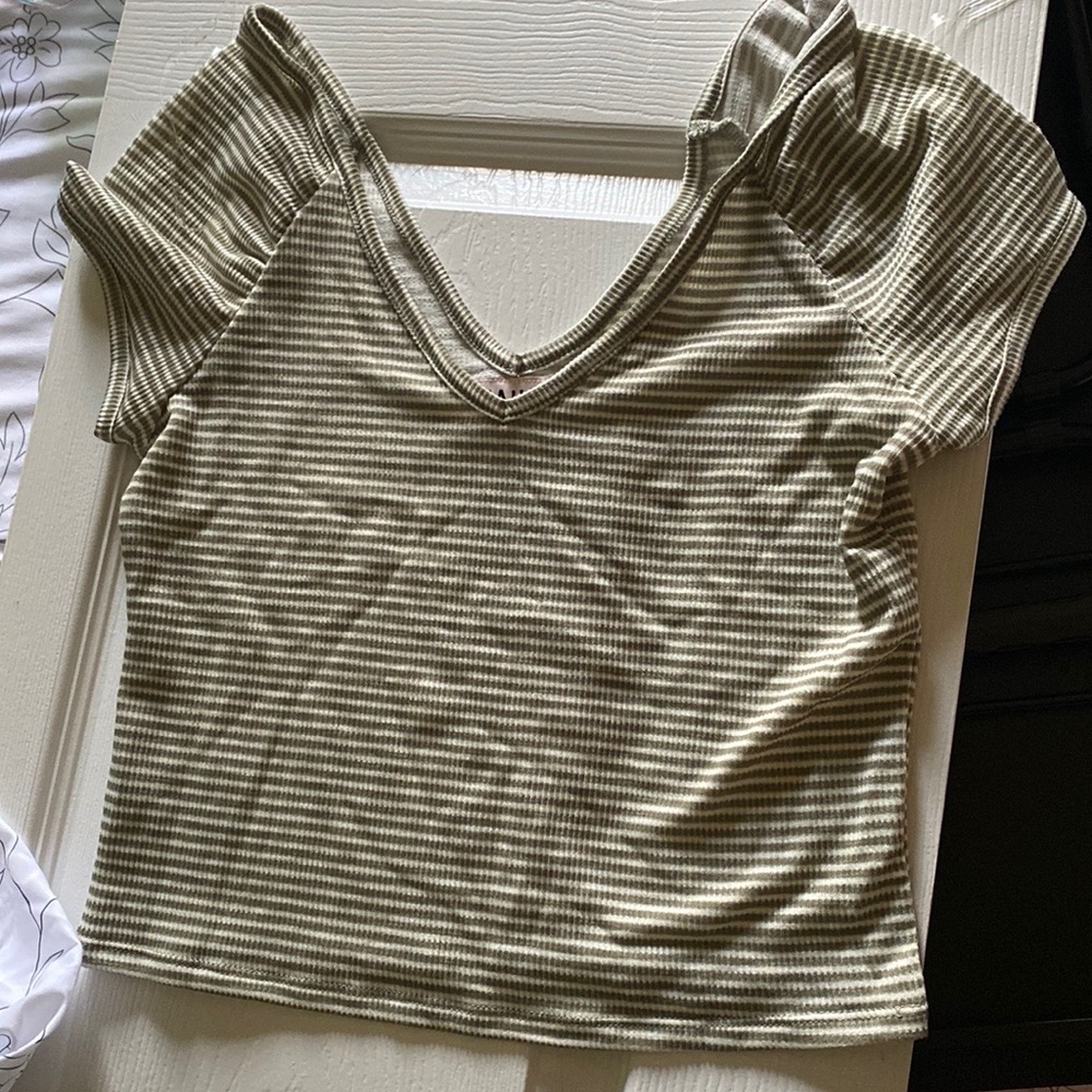 Mauby Stripped Crop Top